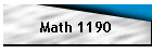 Math 1190