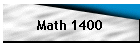 Math 1400
