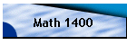 Math 1400